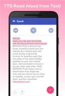 Text to Speech - Read Aloud android App screenshot 5